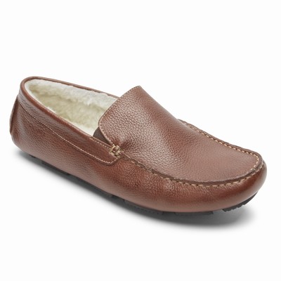 Sapatos Casual Rockport Rhyder Slipper Homem Marrom PT-56234